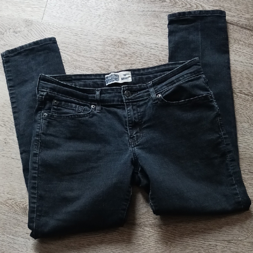 Levi's Women's Charcoal Skinny Jeans Size 10S